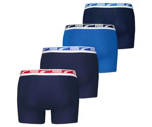 Puma Men's Boxer Shorts, 4 Pack - Everyday Multi Logo ECOM, Cotton Stretch ...