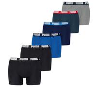 Puma Men's Boxer Shorts, 6-Pack - Basic Boxer ECOM, Cotton Stretch, Everyday...