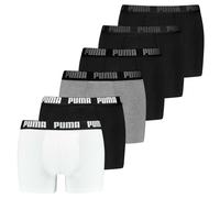 Puma Mens Boxer Shorts 6-Pack Basic ECOM Stretch Cotton