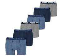 Puma Mens Boxer Shorts 6-Pack Basic ECOM Stretch Cotton