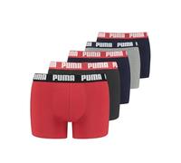PUMA Men's Boxer Slip, Blue/red/Black, L (Pack of 5)