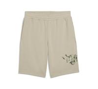 PUMA Men's Camo Shorts 10'', Pebble Gray Beige, XL