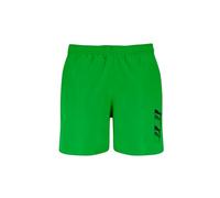 PUMA Men's Cat Logo Mid Length Swim Trunks, Green, M