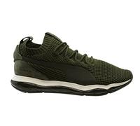 PUMA Mens Cell Motion Waffle Knit Green Textile Lace Up Trainers 364873 03