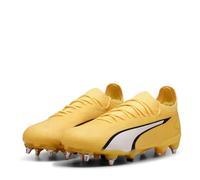 PUMA Ultra Ultimate MxSG Men's Football Boots, Yellow Blaze/White/Black, size 10.5