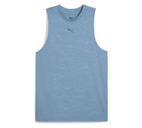 Puma Men's Cloudspun Emboss Tank - Cool Blue