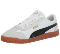 PUMA Men's Club 5v5 Sneaker, Puma White-puma Black-Feather Gray, 9 UK