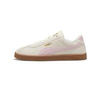 Puma Men's Club II Sneaker, Warm White-Rose Mauve-Gum, 5 UK