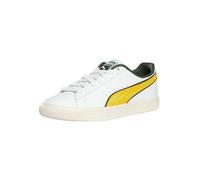 Clyde Varsity Trainers White/Yellow 10.5 UK