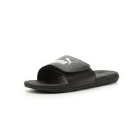PUMA Men's Cool Cat 2.0 Hook and Loop Slide Sandal, Black/White, 11 UK
