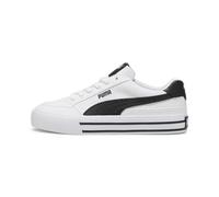 PUMA Mens Court Classic Vulc Shoes, White/Black, 12 UK