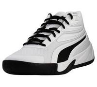 PUMA Men's Court Pro Basketball Shoes Sneaker, White/Black, 10.5 UK