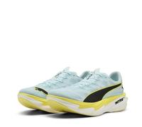 PUMA Mens Deviate Elite 4 Road Running Shoes Blue/Lemon 10 UK