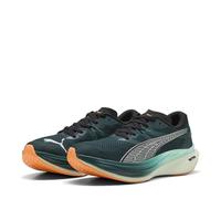 PUMA Mens Deviate Nitro 3 Running Shoes Men Road Green/Orange 11 UK