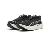 PUMA Men's Deviate Nitro 4 Running Shoes, Puma Black-puma White-puma Silver, 8.5 Wide