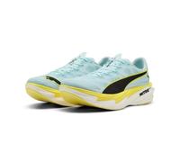 PUMA Mens Deviate Nitro Elite 4 Running Sneakers Shoes, Fresh Water-lemon Crush-puma Black-puma White, 8.5