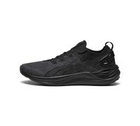 PUMA Men's Electrify Nitro 3 Knit Running Shoes, Black Strong Gray, 9.5 UK