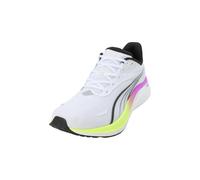 PUMA Men's Electrify Nitro 4 Road Running Shoe, White-Pure Magenta-Yellow Alert, 8 UK