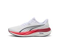 Puma Mens Electrify Nitro Running Shoes, Puma White-Ultra Red, 9