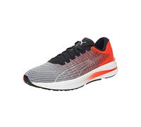 PUMA Men's Electrify Nitro Turn Running Shoe, Black Metallic Silver Cherry Tomato, 9.5 UK