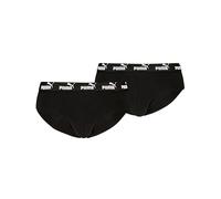 PUMA Men's Elements Letter, Black, M (Pack of 2)