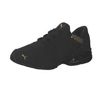 PUMA Men's ENZIN SL V2 Road Running Shoe, Black Team Gold, 9.5 UK