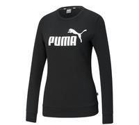 Puma Mens Essential Logo Crew Neck Sweatshirt - Black - M - Black - 100% Mixed
