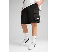 Puma Men's Essential No 1 Logo 9 Inch Woven Cargo Shorts - Black, Puma Black, Size S, Men Puma Black