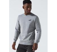 Puma Mens Essential Small No 1 Logo Crew - Medium Gray Heather, Medium Gray Heather, Size 2Xl, Men Medium Gray Heather