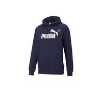 Puma Mens Essentials Big Logo Hoodie - Blue Cotton - Size Medium