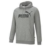 Puma Mens Essentials Big Logo Hoodie - Grey - Size 2XL