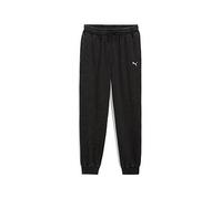 Puma Mens Essentials Elevated Relaxed Wash Sweatpants Fleece, Black, Size 2Xl, Men Black