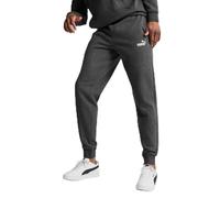 PUMA Men's Essentials Fleece Sweatpants (Available in Big & Tall) Dark Gray Heather Closed Leg SS25 Small