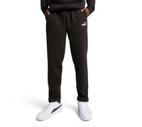 PUMA Men's Essentials Fleece Sweatpants, Puma Black Open Leg Ss25, 4XL/Big