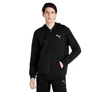 PUMA Mens Essentials Full-Zip Logo Hoodie - Black XL