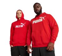 PUMA Men's Essentials Logo Fleece Hoodie (Available in Big & Tall) Hooded Sweatshirt, for All Time Red Ss25, XL