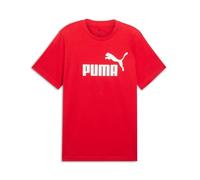 PUMA Men's Essentials Logo T-Shirt (Available in Big & Tall), For All Time Red Big Logo Ah25, Large