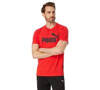 PUMA Men's Essentials Logo T-Shirt (Available in Big & Tall) Red, XXL