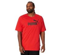 PUMA Men's Essentials Logo T-Shirt (Available in Big & Tall) Red, XXL