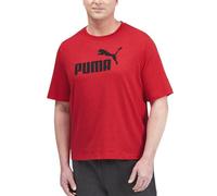 PUMA Men's Essentials Logo Tee, Red, XXXXL