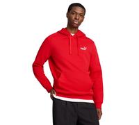 PUMA Men's Essentials Small Logo Fleece Hoodie for All Time RedSS25 Medium