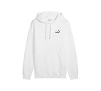 PUMA Men's Essentials Small Logo Fleece Hoodie, White Ah25, 4XL Big