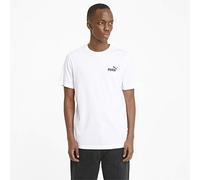 PUMA Mens Essentials Small Logo Tee Top White 3XL