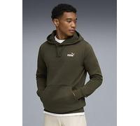 Puma Mens Essentials Small No 1 Logo Hoodie Fleece - Green, Green, Size M, Men Green