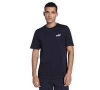Puma Men's T-shirt Essential Small No 1 Logo Tee – Navy Size M