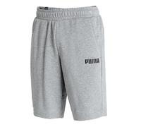 Puma Mens Essentials Sweat Shorts - Grey Cotton - Size Large