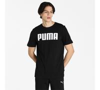 Puma Mens Essentials Tee T-Shirt - Black Cotton - Size Medium