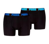 PUMA Men's Everyday Boxer, Blue/Grey Melange, XL (Pack of 2)