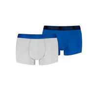 PUMA Men's Everyday Trunk, Blue/Grey Melange, M (Pack of 2)