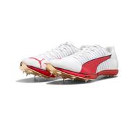 PUMA Mens Evospeed Forte Nitro Elite & Field Spikes Track/Field Sneakers Shoes - Orange